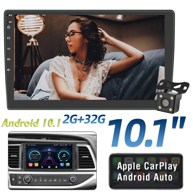 10.1"Android 10Rotating Touch Screen Car Stereo WiFi Bluetooth Radio GPS 2din
