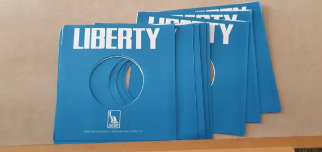 10 liberty REPRODUCTION company sleeves for 7" singles bundle job lot new