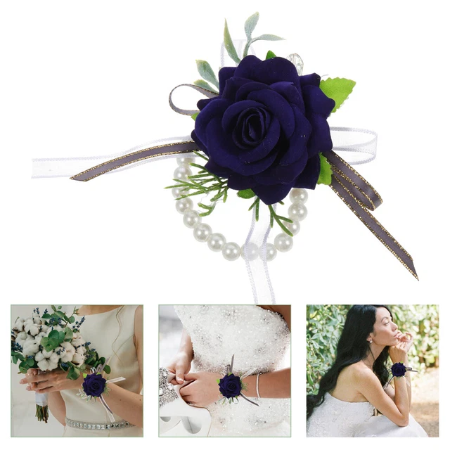 Muñeca Flor Vintage Decoración de Boda Dama de honor Muñeca Corsé Plástico