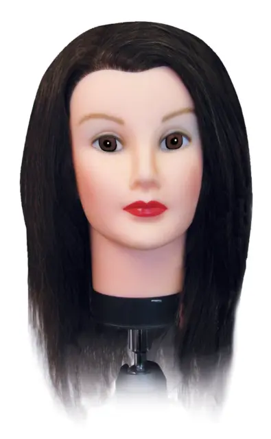 Celebrity DLX804 Deluxe Debra Manikin Head with 18-20 Brown Human Hair 