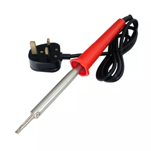 60w Soldering Iron Electric Mains Powered - Chisel Type Tip Voche