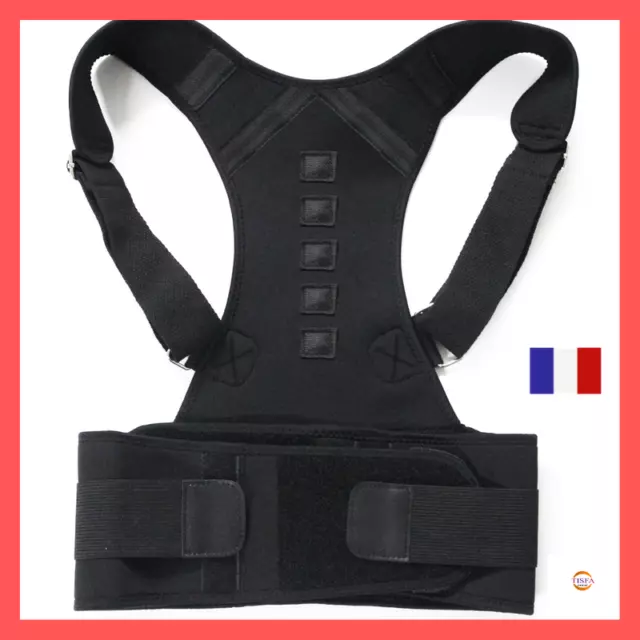 🔥Correcteur De Posture Ceinture Dorsale Redresse Redresseur Dos Droit Maintien