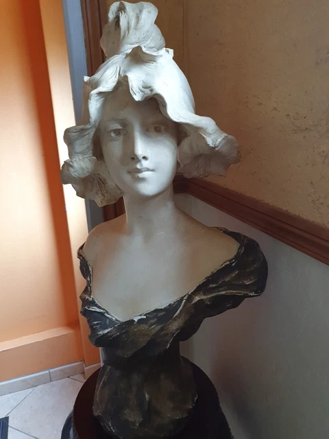 buste plâtre ancien