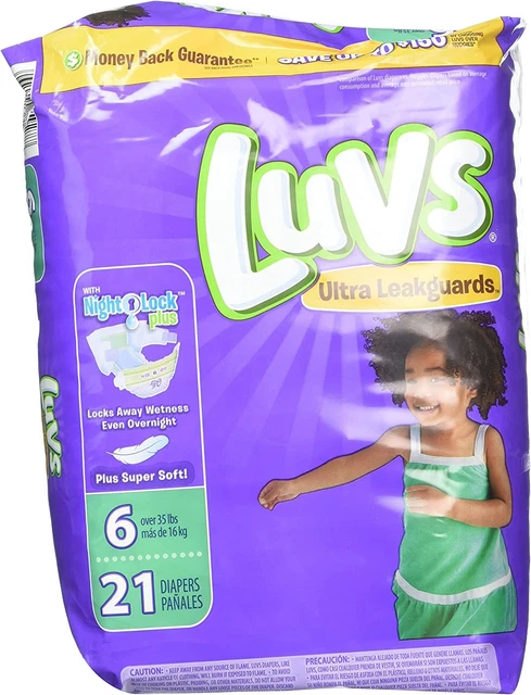 Luvs Ultra Leakguards, Stage 6 Disposable Diaper, 21 Ct 21 Count (Pack of 1)