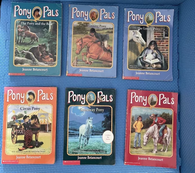 Pony Pals Books x 6 Paperback By Jeanne Betancourt