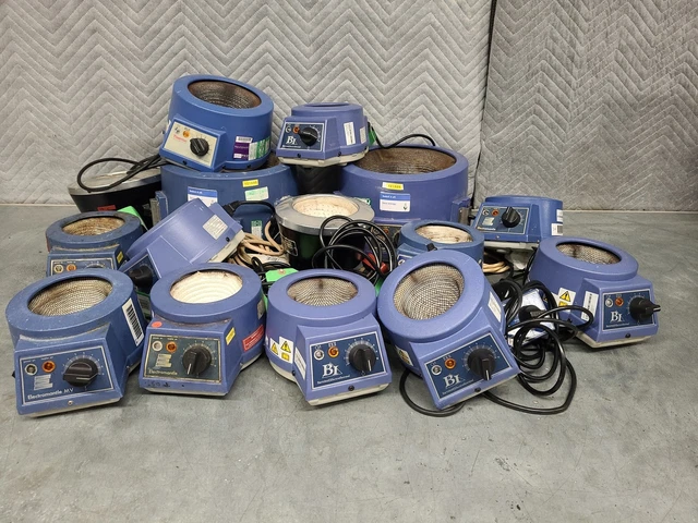 Job Lot of 15 Laboratory Heating Mantles - Electrothermal, Barnstead, Lab