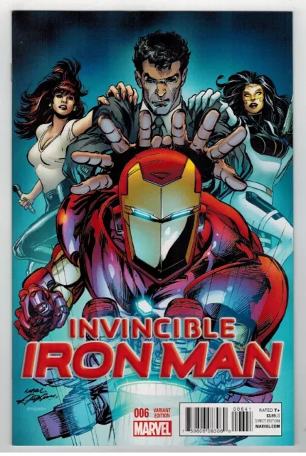 Invincible Iron Man #6 Neal Adams Variant Cover - Marvel Comics - 1/15