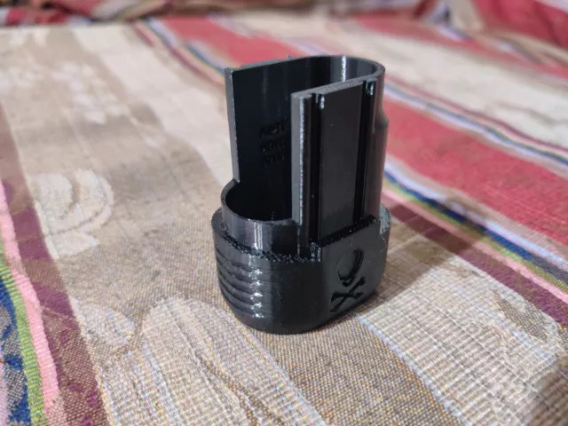 3D Printed PDR Battery Extension Grip for Airsoft Magpul PTS PDR-C AEG by Ares!
