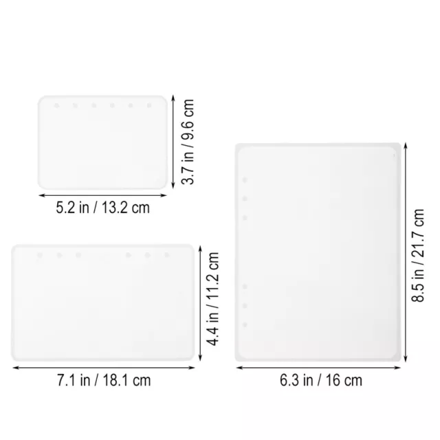 Epoxy Silicone Mold Clear Binder DIY Craft Making Notebook Mould 3