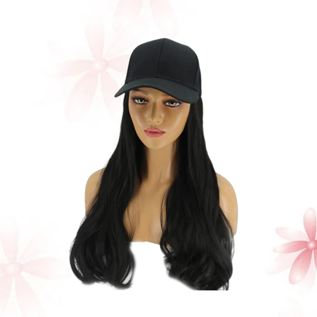 Parrucca capelli ricci cappello parrucche umane berretto donna berretto acconciature Miss