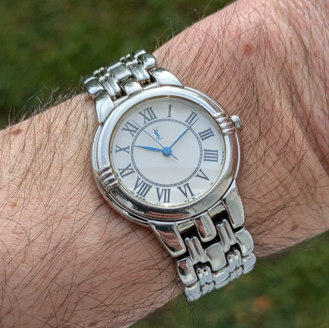 Montre Bracelet Femme COMETE En Métal Chromé Argenté - Mouvement à Quartz, Pile Neuve - Très Bon état