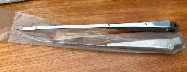 Nos Ford Transit Mk1 Polished Stainless Steel Windscreen Wiper Arms Pair Rhd