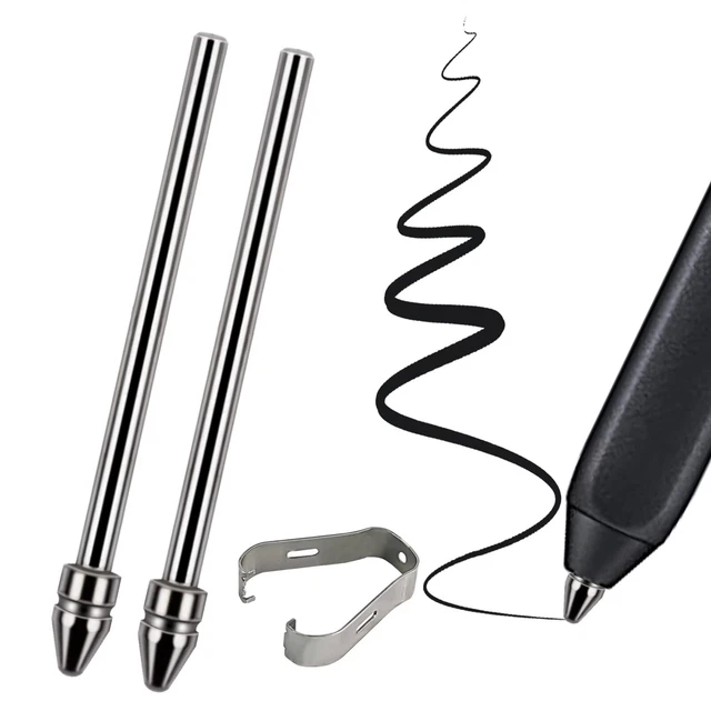 Universal Fit No Worn Out Fine Titanium Alloy Fine Pencil Nibs Compatible with B