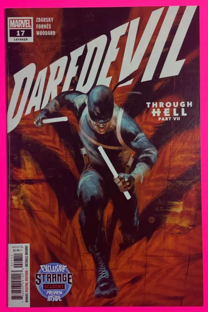 Daredevil #17 Legacy 629 (Marvel 2020) Strange Academy Preview 1St Print