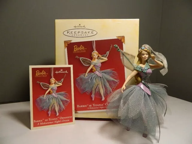 Hallmark Keepsake Barbie as Titania A Midsummer Night's Dream Ornament 2004