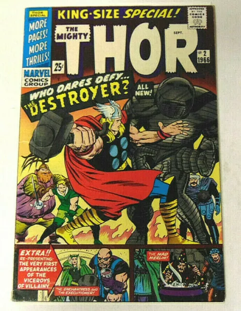 Mighty Thor King-Size Special #2 FN 1966 Marvel Comics Jack Kirby