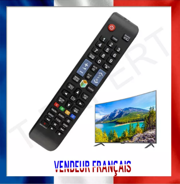 Télécommande Universelle téléviseur Samsung remplacement smart TV rechange Neuf