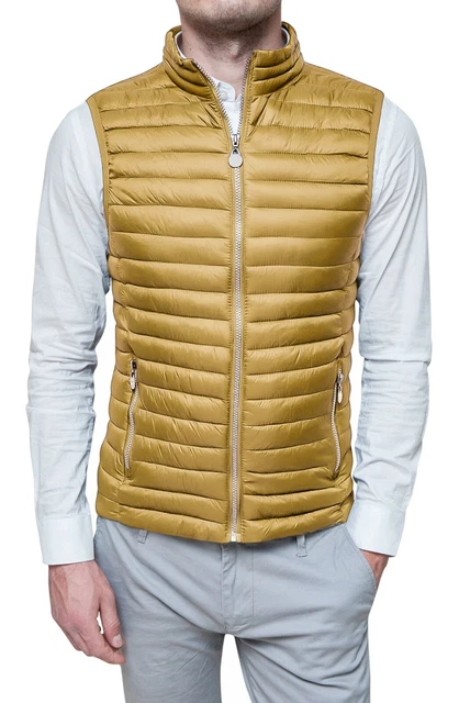 gilet homme moutarde