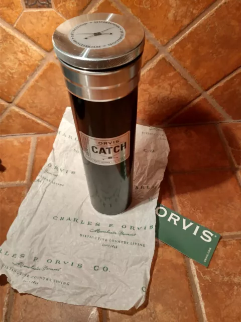 Nice! Orvis Cigar Humidor Portable Container with cedar lining. (CATCH)