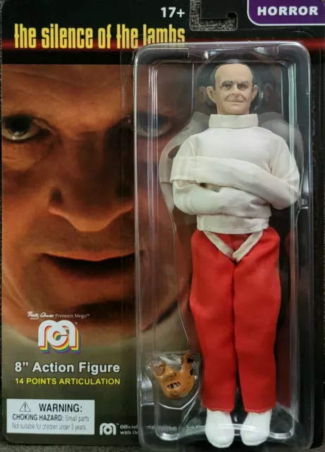 Mego Horror Hannibal Lecter The Silence Of The Lambs  8" Action Figure In Stock!