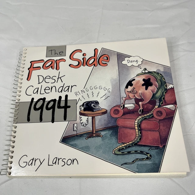 VINTAGE THE FAR SIDE 1992 DESK CALENDAR, Garry Larson Never Used Comic
