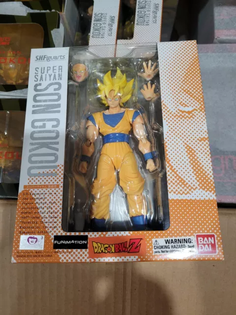 Bandai S.H. Figuarts Super Saiyan Son Gokou Goku Dragon Ball Z Action Figure NIB