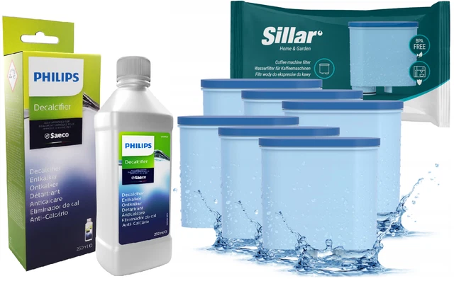 Filtres à Eau CLEANI Pour Machines Café Saeco/Philips - Lot De 8 - Compatible AquaClean CA6903