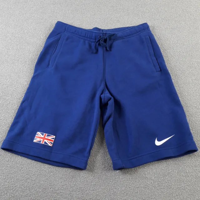 Pantaloncini Nike donna UK blu medio palestra atletica britannica corsa designer sport
