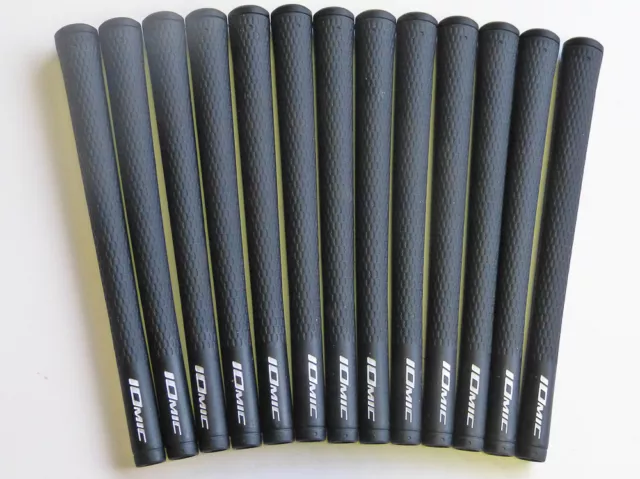 13 x IOMIC Sticky 2.3 Midsize Black Golf Grips