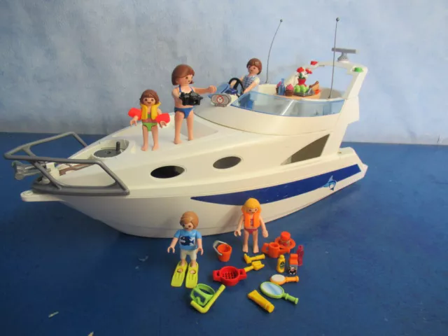 3645 Yacht Motoryacht Schiff Blue Marlin  Figuren  Wassersport Playmobil 2161