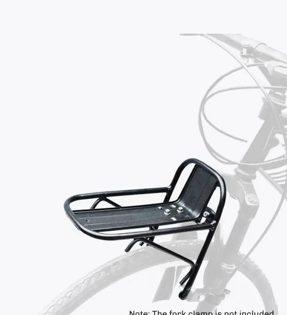 Maxxoni Fahrrad Frontgepcktrger Aus Aluminium  Schwarz, Universal, Fr  Korb (23x15x21 Cm) Frontgepcktrger Fahrrad