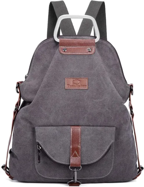 Rucksack Handtasche Schultertasche Canvas Casual Damen Schultasche ÖZEN