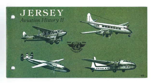 Jersey 1984 Civil Aviation Organisation Presentation Pack. MNH. Sg 340-343