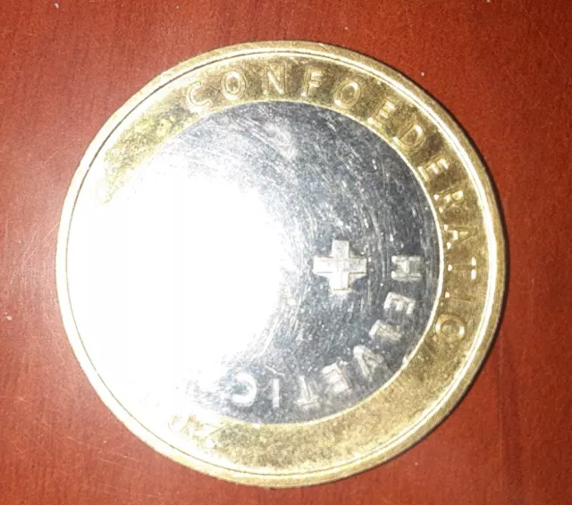 Swiss Silver Gold Coin