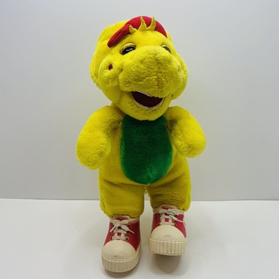 yellow dinosaur plush