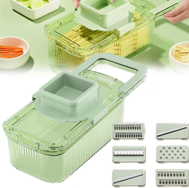8IN1 VEGETABLE CHOPPER Kitchen Mandoline Vegetable Cutter Slicer