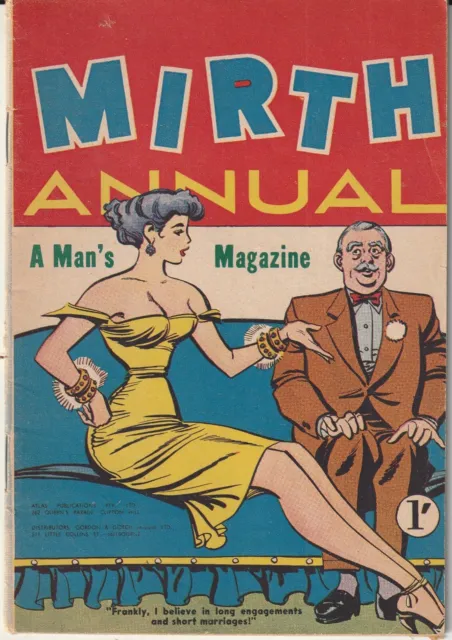 Australian Humour: Mirth Annual - A Man's Magazine - Atlas Publications 1950's ?