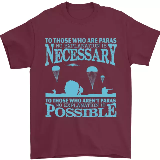 To Those The Parachute Regiment 1 2 3 Para Mens T-Shirt 100% Cotton