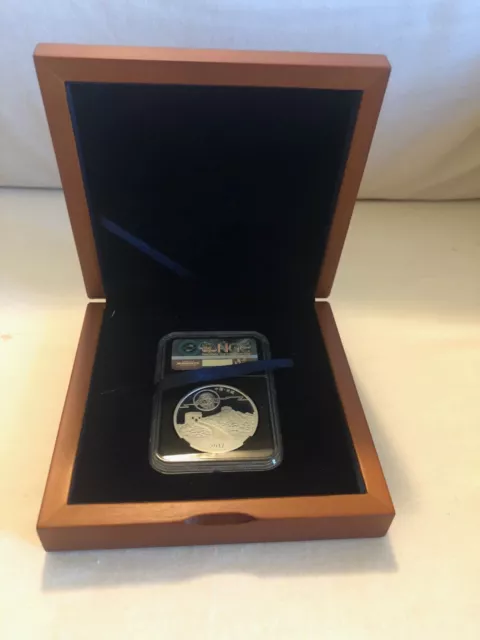 2017 Z China Silver Panda Moon Festival Medal 1Oz .999 Fine NGC PF70 Ultra Cameo