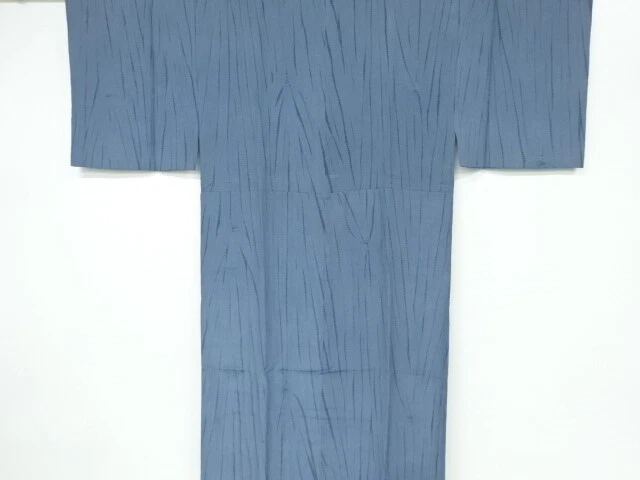 6565125: Japanese Kimono / Vintage Mens Juban / Itajime-Shibori