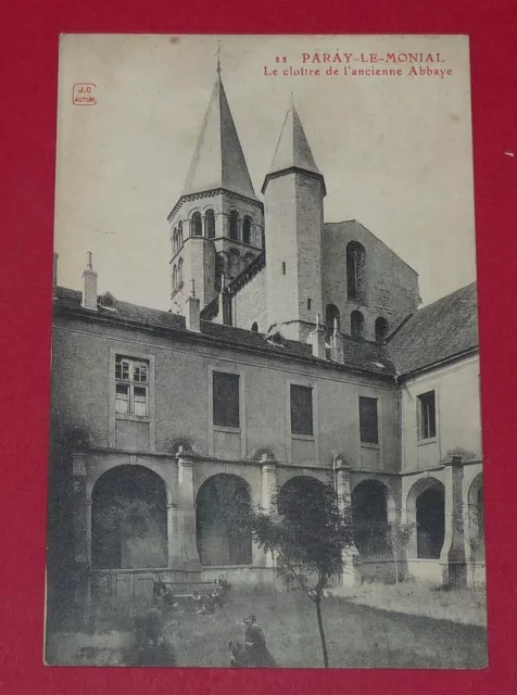 Cpa 1920-1930 France Saone & Loire 71 Paray-Le-Monial Cloitre Ancienne Abbaye