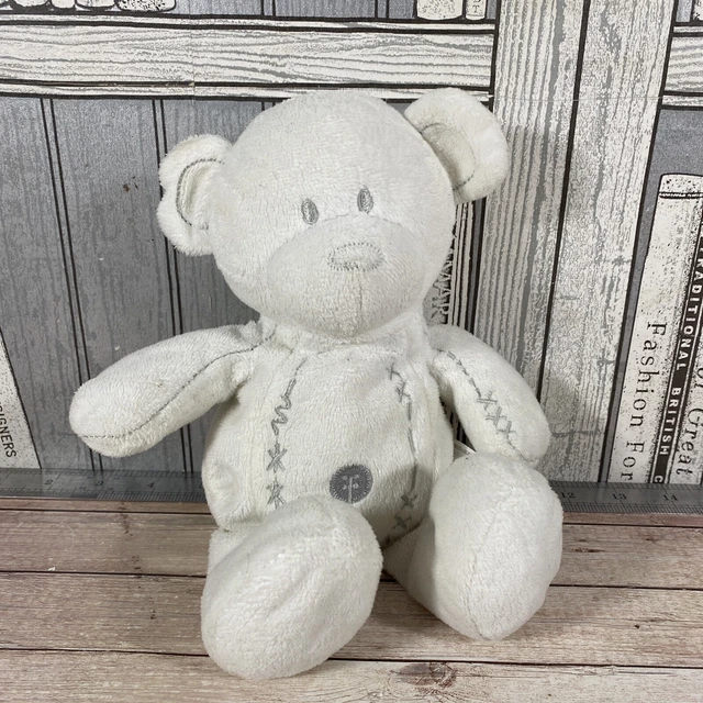 NEXT BEAR SOFT Hug Toy Comforter Plush White And Grey £8.95 PicClick UK