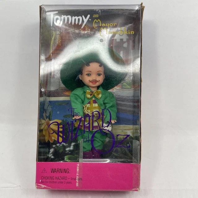 New in Box Vintage The Wizard Of Oz Barbie Tommy As Munchkin Mayor Mattel 1999!