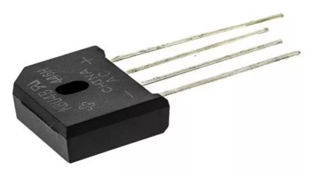 1 x Vishay KBU4B-E4/51, Bridge Rectifier, 4A 100V, 4-Pin KBU