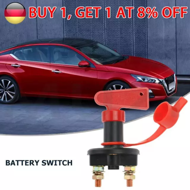# 12V/24V Car Battery Power Switch Waterproof Main Battery Cut Off Kill Switch