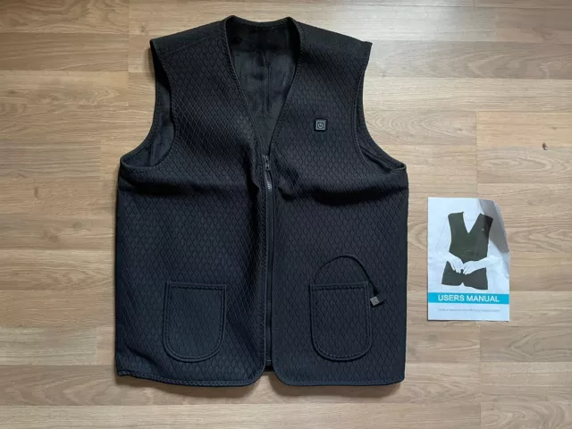 Unisex Mobile Erwärmung Motorrad Heizweste (schwarz) Größe Medium - Brandneu