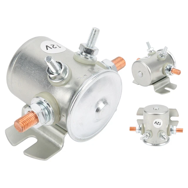 Relais Solénoïde 12V 150A Service Continu - Compatible Chariot Élévateur 1114208/1114218