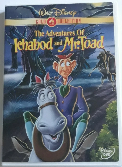 walt Disney's the adventures of Ichabod and mr. toad DVD gold classic collection