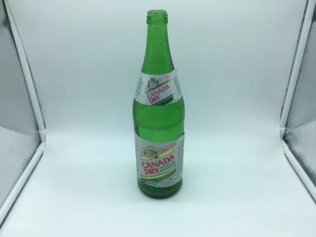 750ml Canada Dry Bottle Vintage Diet Ginger Ale Soda Bottle