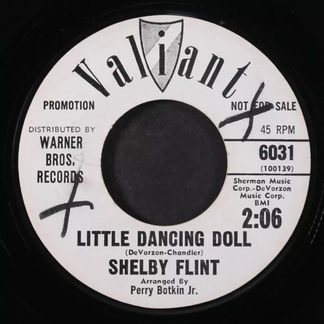 SHELBY FLINT: little dancing doll / it really wouldn't matter VALIANT 7" Single